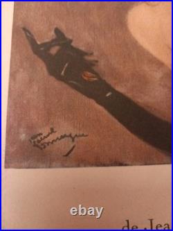 Porte-menu St Raphaël Domergue + Ski Quinquina + Menu Chou Domergue Rare