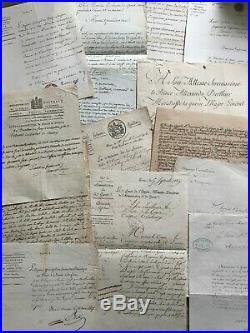 Premier Empire / Napoleon / Collection De Lettres Autographes / Manuscrits
