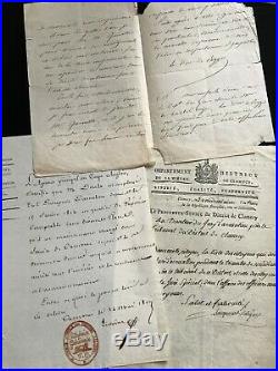 Premier Empire / Napoleon / Collection De Lettres Autographes / Manuscrits