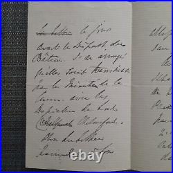 Prince Imperial, Louis Napoleon Campagne Du Zululand 1879 Rare Autographe