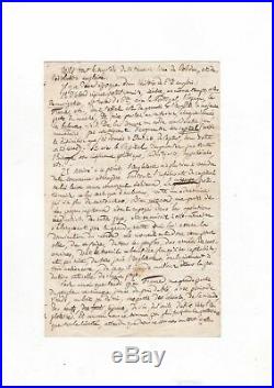 Proudhon / Lettre Autographe (1852) / Longue Lettre Sur Ses Théories Économiques
