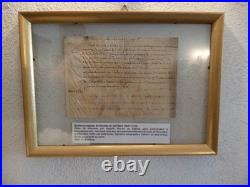 Quittance de règlement, signée de Nicolas de Catinat 1678