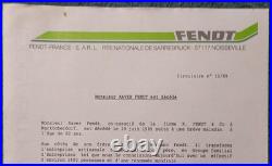 RARE 1989 Décèc de Monsieur XAVER FENDT Fondateur FENDT/Tod XAVER FENDT