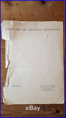 RARE Authentique lettre NAPOLÉON Bonaparte 1815-Collection Documents Autographes