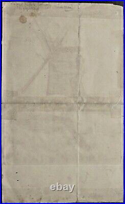RARE Gravure originale et lettre manuscrite dEugène Delâtre Montmartre