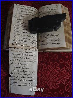 RARE Grimoire XVIIIème 18th Manuscrit Recettes artisanales diverses