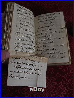 RARE Grimoire XVIIIème 18th Manuscrit Recettes artisanales diverses