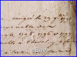 RARISSIME DOCUMENT SIGNE du DUC DE BERRY/STYRIE 1801/ ARMEE ROYALISTE