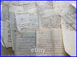 REVOLUTION / TARN Fort lot de lettres et documents administratifs. 1790/1800