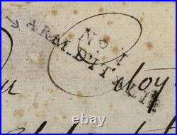 RRR / ARMEE D'ITALIE 1801 / Lettre Entete General OUDINOT à VERONE / RRR et SUP