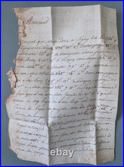 RRR Lettre de NAMPONT (Somme) / 1798 / Marque 76/NAMPONT Indice 20 600