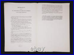 Raoul DE BOISDEFFRE Lettre de service manuscrite signée 1893