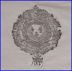 Rare Affiche Arrest Du Conseil D'état De Roy 1762 Papier Velin