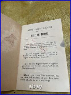 Rare Carnet Registre D'inscription Police Règlement Relatif À Prostitution 1934