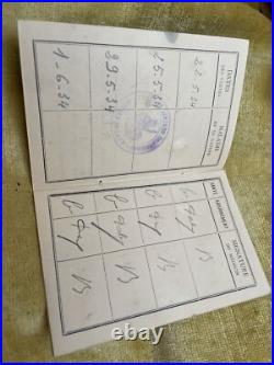 Rare Carnet Registre D'inscription Police Règlement Relatif À Prostitution 1934