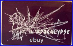 Rare Carte VIP Discothèque l'Apocalypse 1980 Paris. Exc. Etat
