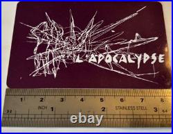 Rare Carte VIP Discothèque l'Apocalypse 1980 Paris. Exc. Etat