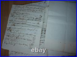 Rare Document De 1769 Concernant Les Effets Achetes A Une Servante