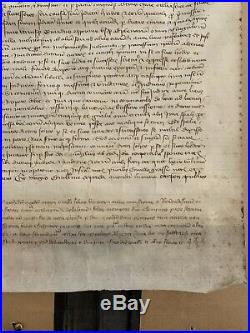 Rare Manuscrit Parchemin 1387 Carpentras Charles VI
