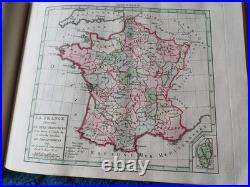 Rare Précis élémentaire méthodique de la nouvelle géographie de la France 1791