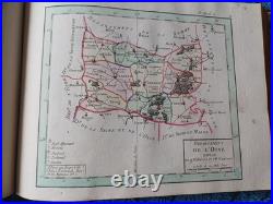 Rare Précis élémentaire méthodique de la nouvelle géographie de la France 1791