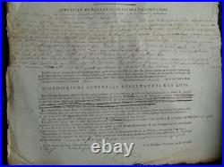 Rare Révolution Française Vente de Biens Nationaux confisqués à LOUIS XVI CAPET