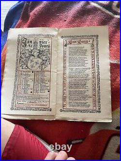 Rare almanach patriotique le tombeau de jeanne d'arc Pour 1900 En Très Bon État