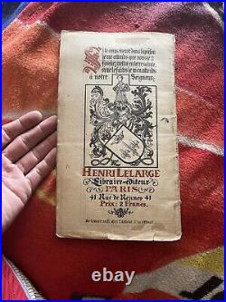 Rare almanach patriotique le tombeau de jeanne d'arc Pour 1900 En Très Bon État