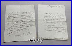 Rare autorisation de port d'armes signée du Comte TALLEYRAND-PERIGORD. 1779