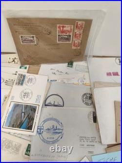 Rare lot ancien lettres philatéliques pétrole, enveloppes timbrées vintage