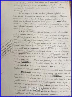 Rarissime Journal manuscrit du Commandant Raynal bataille du Fort de Vaux Meuse