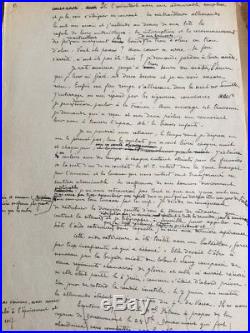 Rarissime Journal manuscrit du Commandant Raynal bataille du Fort de Vaux Meuse