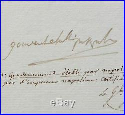 Rarissime note de Napoléon Ier, en exil à Saint-Hélène