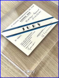 Raymond QUENEAU Carte de membre autographe FESTIVAL DE CANNES 1952