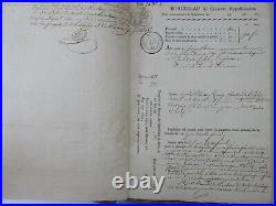 Recueil de Bordereaux de créances hypothécaires (région parisienne) 1816
