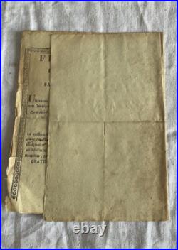 Religiosa Papier 1830 Bulle Papale/pontificale Attestation/certificat Relique