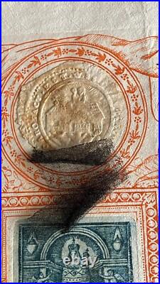 Religiosa Vieux Papier 1823 Acte Apostolique Alma Domo Lauretana Relique