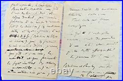 Renaldo HAHN (PROUST) lettre autographe manuscrite & signée GUERRE