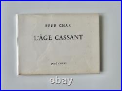 Réné Char L. A. S & EO Numérotée