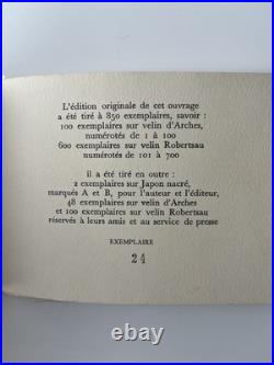 Réné Char L. A. S & EO Numérotée