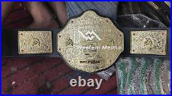 Réplique de ceinture titre Big Gold World Heavyweight Championship taille adu