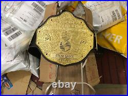 Réplique de ceinture titre Big Gold World Heavyweight Championship taille adu