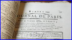 Révolution 1789 LOT DE 17 JOURNAUX revolutionnaire le journal de paris