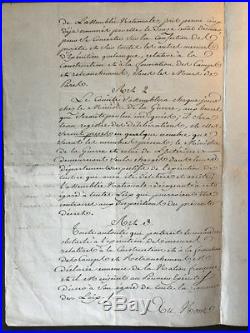 Révolution / Danton / Document Signé (septembre 1792) / Défense De Paris