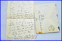 Robert Dreyfus à Fernand Gregh lettre autographe manuscrite