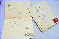 Robert Dreyfus à Fernand Gregh lettres autographes manuscrites