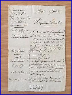Robespierre / Document Signé (21 Avril 1794)/ Carnot / Lindet / Collot D'herbois