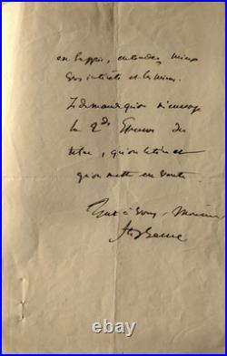 SAINTE BEUVE (Charles) Lettres autographes signées et documents (fils et père)