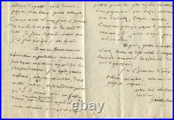 SAINTE BEUVE (Charles) Lettres autographes signées et documents (fils et père)