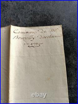 SAINT-AFFRIQUE Nominations DE DARDIÉ(R) receveur Sels et Gabelles 1774/78/85